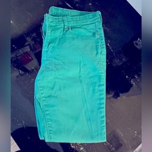 Gap teal colored jeans size 10 regular